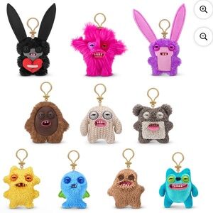 Fuggler Key Rings, Ugly Monster Plush, Stuffed Animal Key Chain - choose 1!